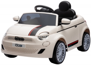 EcoToysWitElektrischeFiat500Kinderauto
