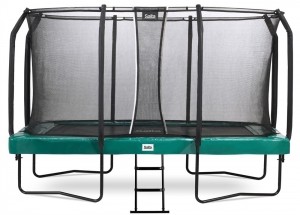SaltaFirstClassTrampolinemetVeiligheidsnet-427x244cm-Groen