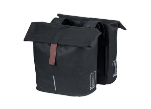 DubbelefietstasCityBlack32L