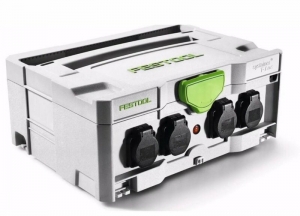 Festool200231SYS-PowerHubSYS-PH10MeterVerlengsnoerMet5StopcontactenInSystainer
