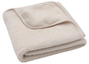 JolleinBasicJerseySherpaOatmeal75x100cmWiegdeken