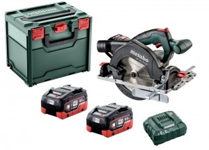 MetaboKS18LTX5718VLiHDAccuCirkelzaagSet2x80AhAccuInMetaBOX-57mm