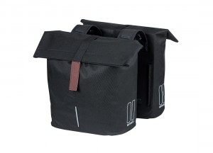 DubbelefietstasCityBlack32L