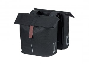 DubbelefietstasCityBlack32L