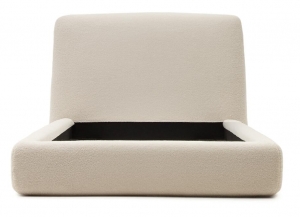 KaveHomeBedMartinaBoucl1-Persoons90x200cm-Wit