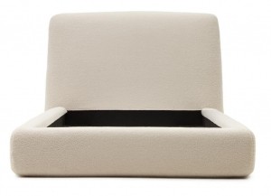 KaveHomeBedMartinaBoucl1-Persoons90x200cm-Wit