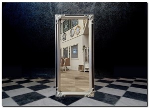 BarokspiegelMadeinItalySpiegelBasilioSilber-Schwarz1stedition