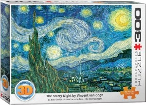 StarryNight-VincentvanGogh3DLenticular300stukjes