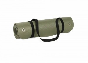 LifemaxxLMXPilatesYogaFitnessmat180cm-Olijfgroen