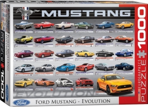 FordMustangEvolutionPuzzel1000stukjes