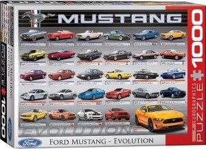 FordMustangEvolutionPuzzel1000stukjes