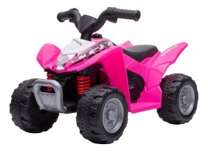 EcoToysHondaRozeElektrischeKinderQuadH3