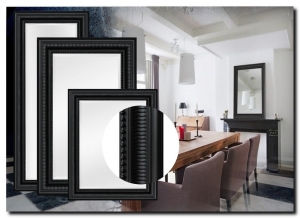 BarokspiegelMadeinItalySpiegelBasilioSilber-Schwarz1stedition