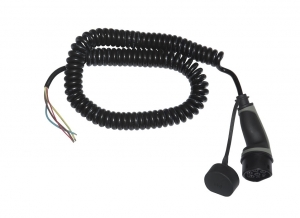 LaadkabelType2naaropeneinde-3x16A-4meter-Coiled