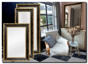 BarokspiegelMadeinItalySpiegelPonzioAntikgold-SchwarzAngebot