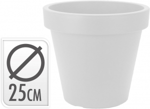 BloempotEKRond25xx25x22cmWitNampook-Nampook