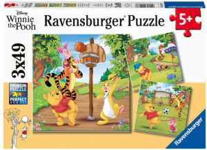 DisneyWinniethePoohSportdagPuzzel3x49stukjes