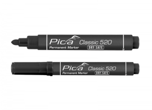 Pica52046-10PermanentMarker-Rond-Zwart-1-4mm10st
