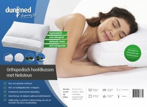 DunimedOrthopedischhoofdkussenmetneksteun