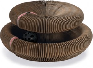 BeezteesKrabspeelgoedLoet-Kattenspeelgoed-Karton-Roze-24x24x10cm