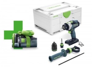 FestoolTPC184I-BasicQUADRIVE18VLi-IonAccuKlopboormachineInSystainer-Met52AhAccu