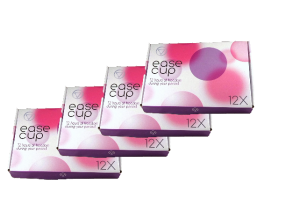 EaseCup2x-Tot12uurvrijheidtijdensjemenstruatieaantal4xEaseCup12pack48stuks