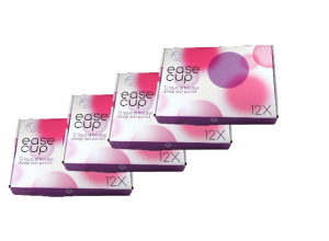 EaseCup2x-Tot12uurvrijheidtijdensjemenstruatieaantal4xEaseCup12pack48stuks