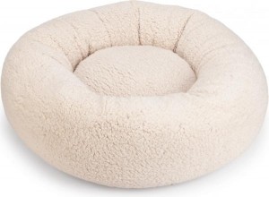 BeezteesMemoryFoamJaxx-Hondenmand-Pluche-Beige-60x60x25cm