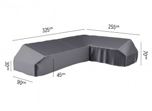 Loungesetplatformhoesrechts325x255x90xH304570cm-Aerocover