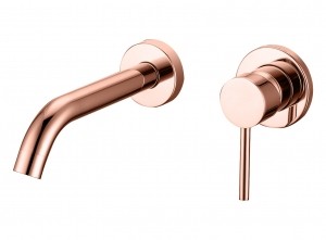BestDesignLyoninbouwwastafelkraan20cmrosgoud