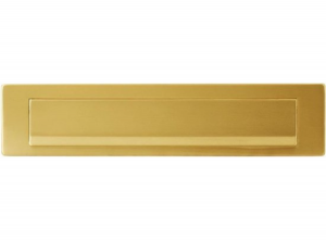 Tochtweringbrievenbusklep-MetBorstel-Aluminium-34x8cm-Lichtgoud