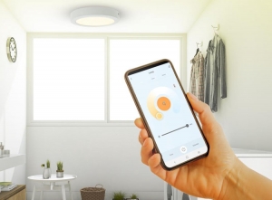 QnectSlimmePlafondlamp-Wit-17cm-Plafonnire-12W