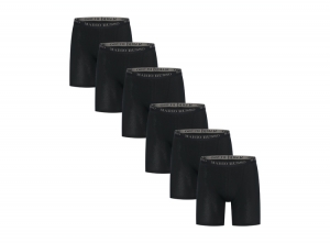 MarioRussoLongFitBoxershorts-6-pack-Zwart