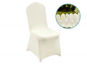 4Spandexstoelhoezen-IvoorWit