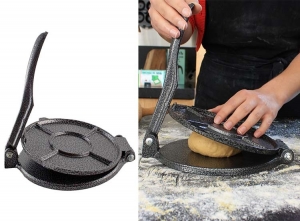 NonnaTortillapers20cm-100Gietijzer-RotiMaker-TortillaPress