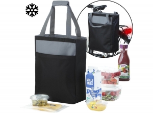 EnkeleFietstasenKoeltas18Liter-2in1Boodschappentas-Zwart
