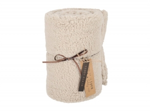 JENSLivingTeddyplaid-Deken-Polyester-160x120cm-Taupe