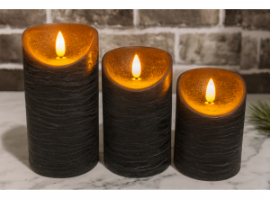 FedecLEDKaarsenset-Simulatievuur-3kaarsenAfstandsbediening