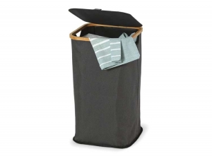 DomopakLivingwasmand-Metdeksel-50Liter-Antraciet