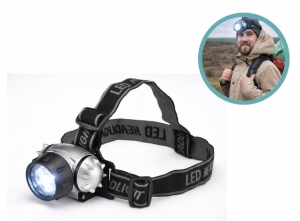 HIHoofdlampLED-VerstelbareHoofdband-3Lichtstanden-Spatwaterdicht-Zwart