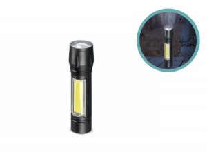 HIOplaadbareZaklampLED-300Lumen-USB-C-Zwart