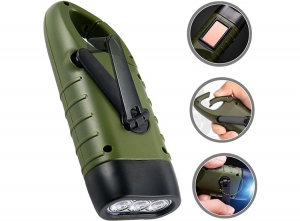 LuumeSolarSurvivalFlashlight-DynamoZaklamp-SolarHandCrank-3LED-Groen