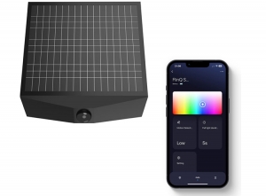 FlinQOrionSmartSolarWandlamp-SolarTuinverlichting-Bewegingssensor-Zwart