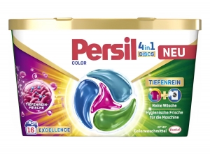 Persil4in1ColorWasmiddelPods-16Wasbeurten-VoorGekleurdeWas-FrisKrachtig