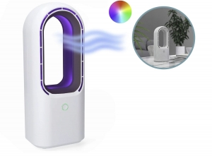 SilvergearBladlozeVentilatormetLEDVerlichting-14x11x345cm