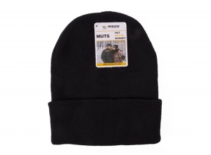 BensonWarmeBeanieMuts-OneSize-Zwart