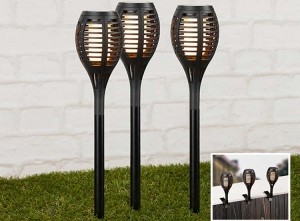 HISolarledtuinlampenmetvuursimulatie-3stuks