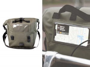 NorlnderTarpaulinStuurFietstas-Groen