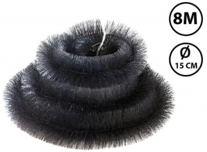 JONSKABirdBlocker-8meter-15cm-VogelweringvoorZonnepanelen-Dakgoot-EgelDakgootborstelGootborstelGootdrainDakgootbescherming