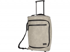 NorlanderNubuckLyonreistrolley17L-Handbagagetrolley-FluweelNubuck-Taupe